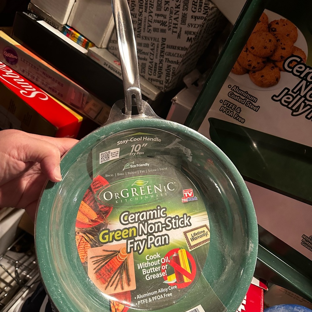New Orgreenic 10in non-stick fry pan